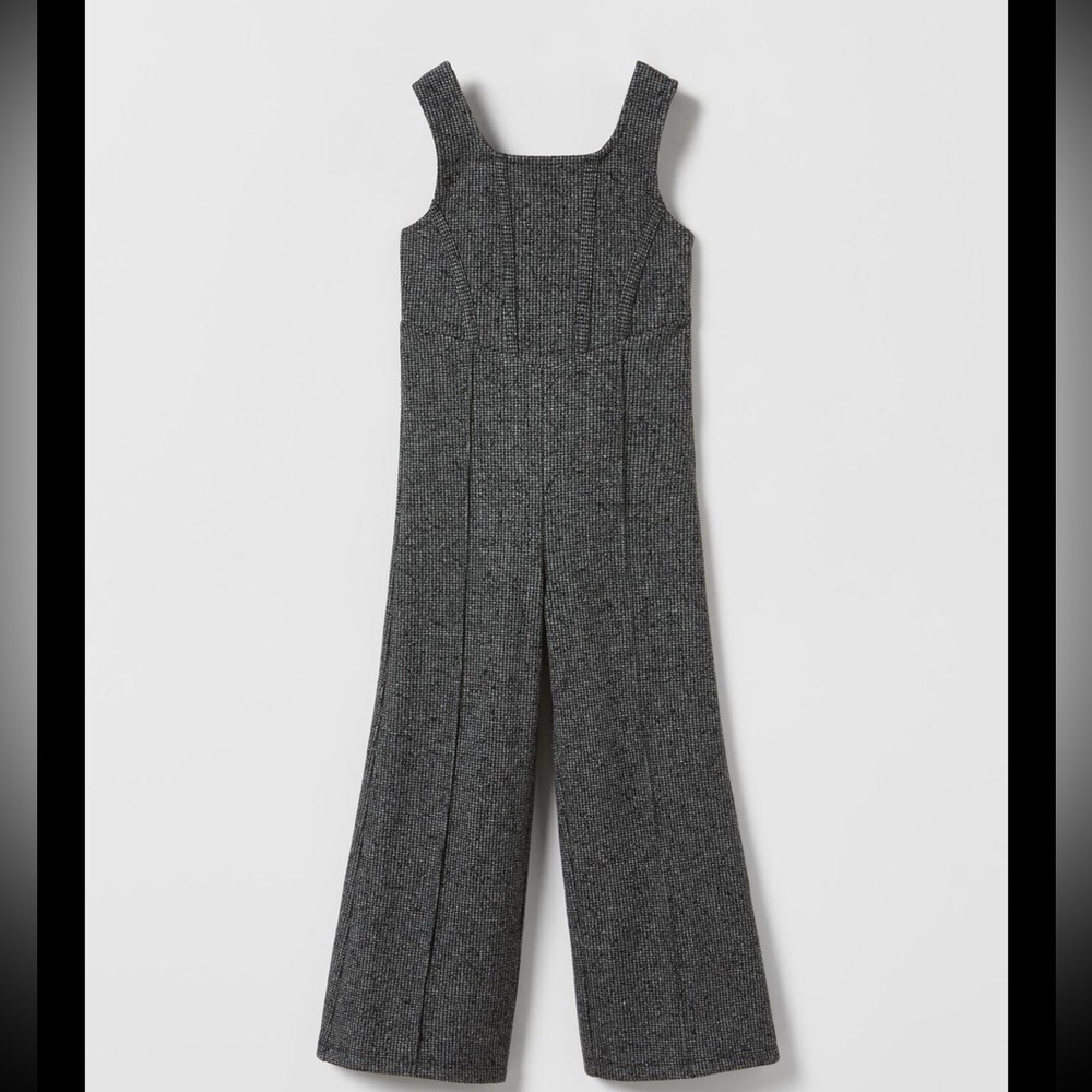 Zara girls houndstooth jumpsuit size 6